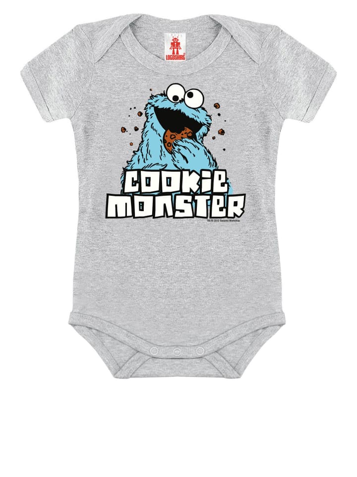 Logoshirt Детское боди «Улица Сезам» - «Печеньковый монстр» - принт «Печеньковый монстр» серого цвета
Logoshirt Детское боди «Улица Сезам» - «Печеньковый монстр» - принт «Печеньковый монстр» серого цвета