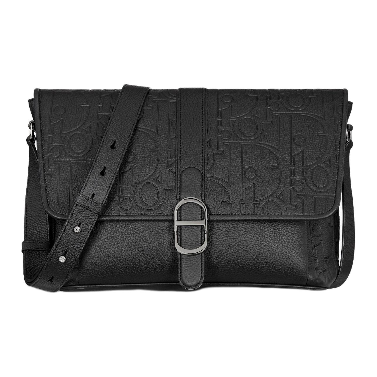 DIOR Кожаная сумка-мессенджер через плечо мужская большая черная
DIOR Кожаная сумка-мессенджер через плечо мужская большая черная