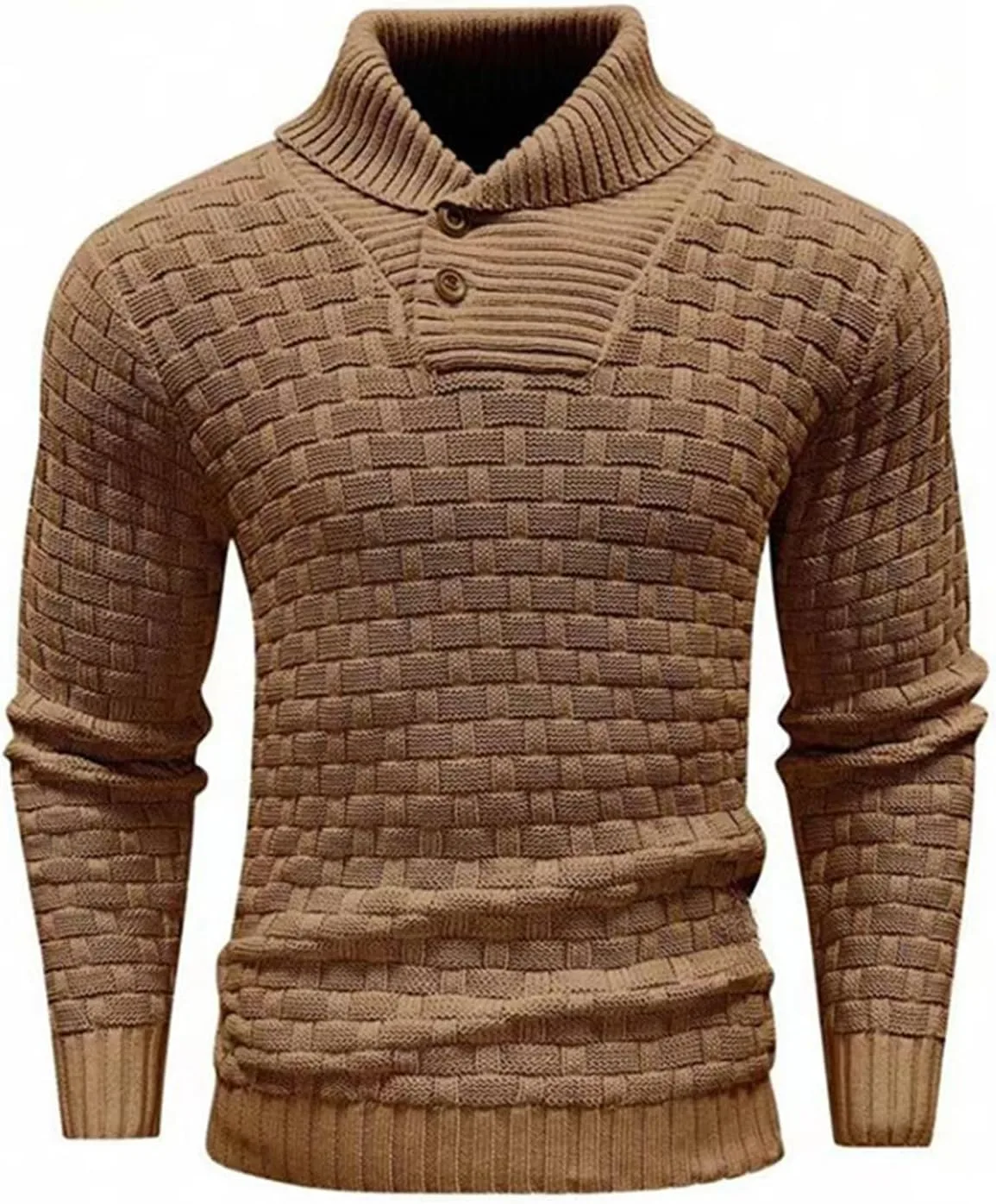 Wankang мужской пуловер с воротником шаль и воротником-водолазкой, кабельная вязка, длинный рукав, приталенный
Wankang мужской пуловер с воротником шаль и воротником-водолазкой, кабельная вязка, длинный рукав, приталенный