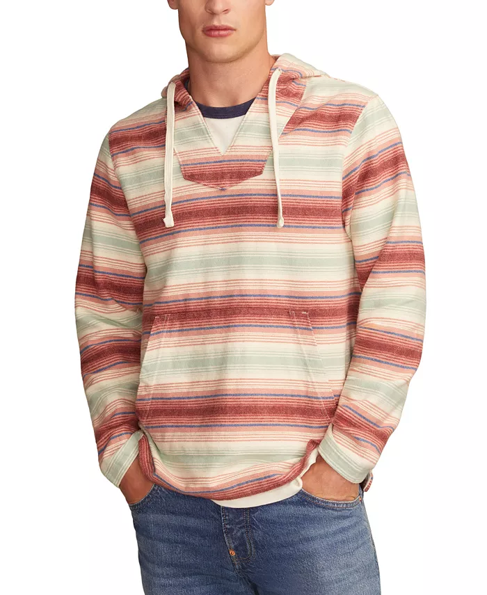 Мужская омбре худи Baja в полоску с плетеным узором Lucky Brand, мультиколор
Мужская омбре худи Baja в полоску с плетеным узором Lucky Brand, мультиколор