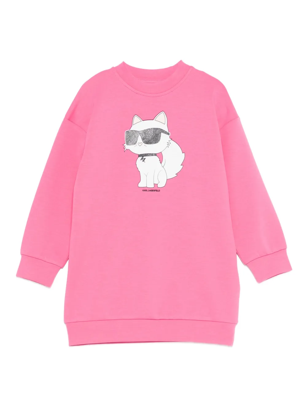 Платье-толстовка с принтом Karl Lagerfeld Kids, розовый
Платье-толстовка с принтом Karl Lagerfeld Kids, розовый
