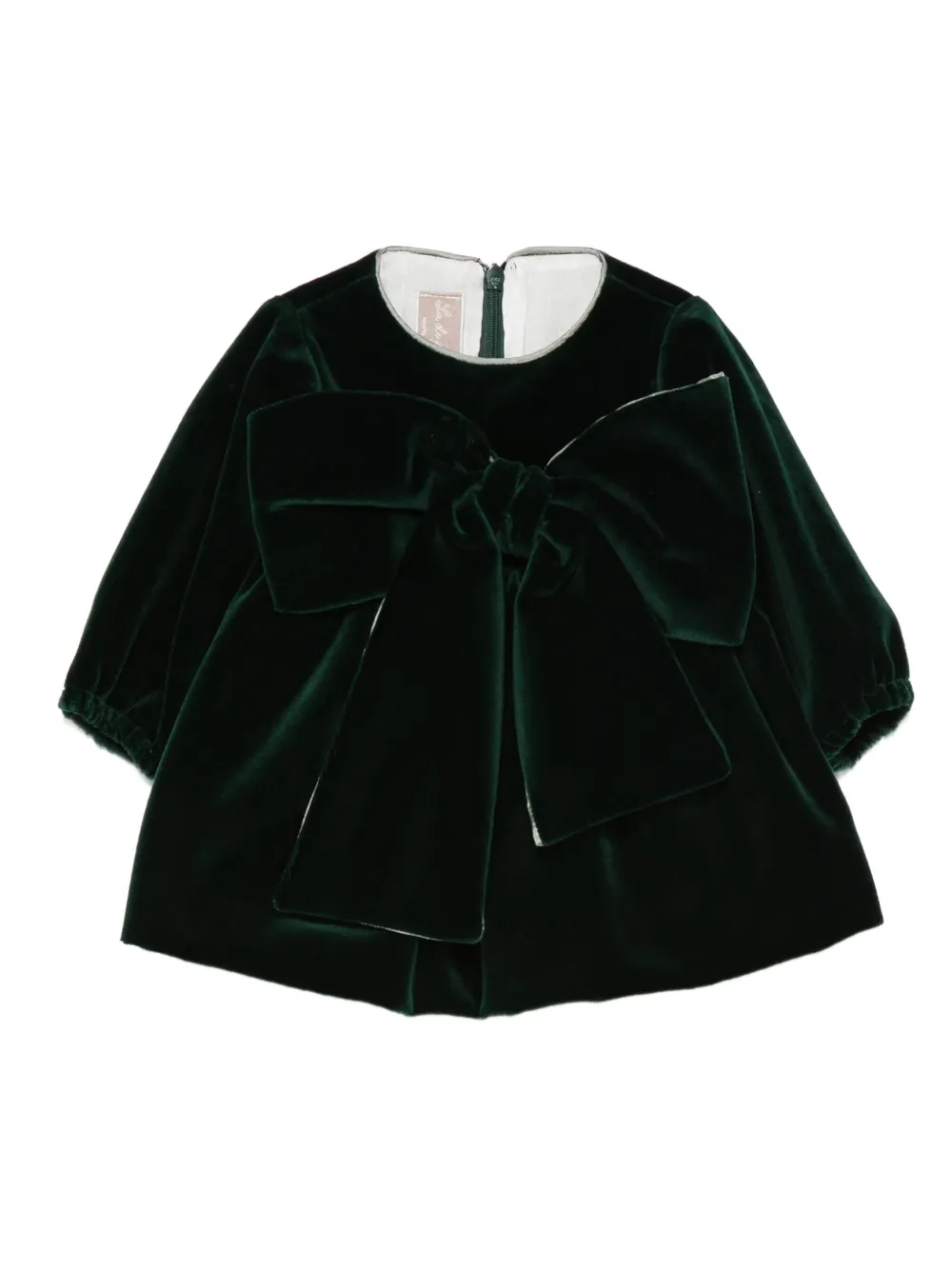 Бархатное платье с бантом La Stupenderia, зеленый
Бархатное платье с бантом La Stupenderia, зеленый