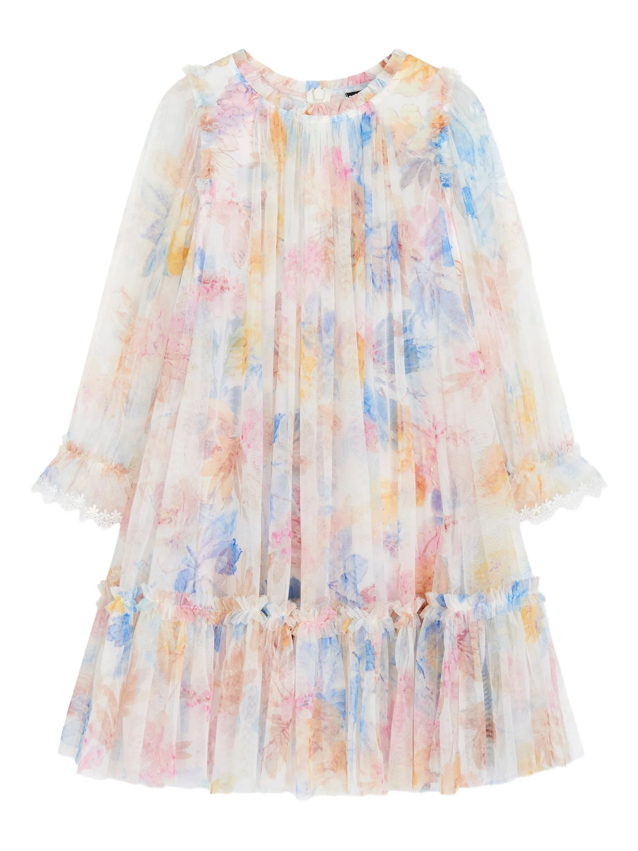 Платье с цветочным принтом Needle & Thread Kids, белый
Платье с цветочным принтом Needle & Thread Kids, белый