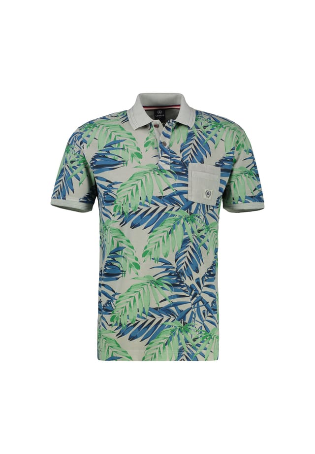 Рубашка-Поло с цветочным принтом Lerros, серый
Рубашка-Поло с цветочным принтом Lerros, серый