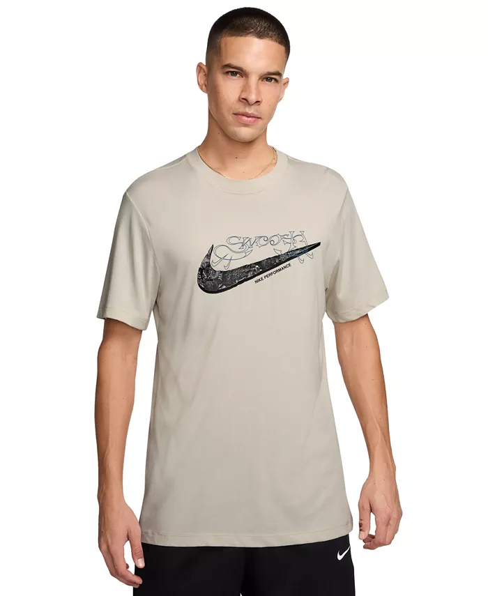 Мужская футболка с логотипом Fitness в технологии Dri-FIT Nike, серый
Мужская футболка с логотипом Fitness в технологии Dri-FIT Nike, серый