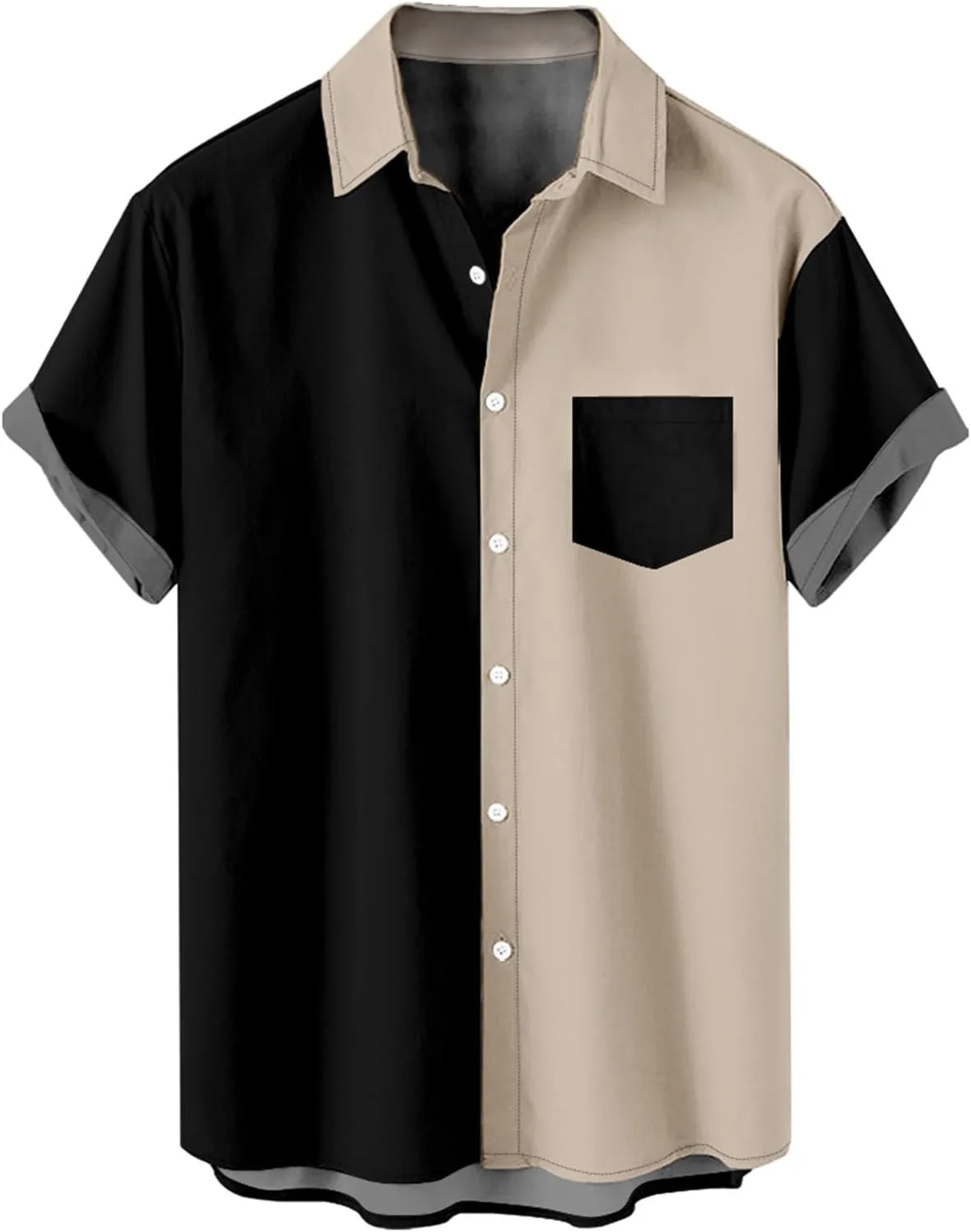 Мужская летняя рубашка Hawaiian с коротким рукавом
Мужская летняя рубашка Hawaiian с коротким рукавом