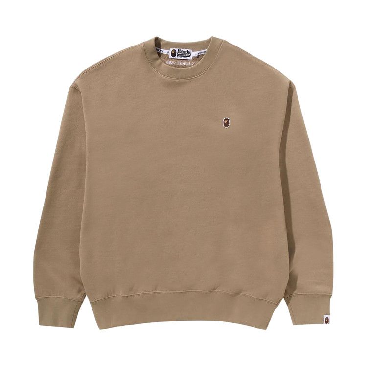 Свитер BAPE Ape Head One Point Crewneck, Beige
Свитер BAPE Ape Head One Point Crewneck, Beige