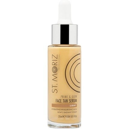 St Moriz Professional Prime & Glow Face Tan Serum Увлажняющая сыворотка для автозагара и праймер для лица 2-в-1 с гиалуроновой кислотой Влажный и натуральный составной искусственный загар Веганский и без жестокости 25 мл St. Moriz
St Moriz Professional Prime & Glow Face Tan Serum Увлажняющая сыворотка для автозагара и праймер для лица 2-в-1 с гиалуроновой кислотой Влажный и натуральный составной искусственный загар Веганский и без жестокости 25 мл St. Moriz