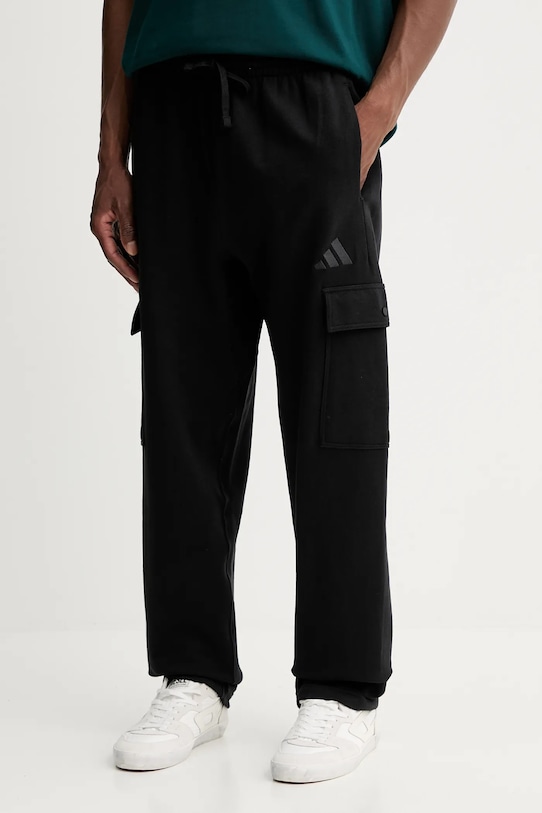 Все хлопковые спортивные штаны SZN Adidas, черный
Все хлопковые спортивные штаны SZN Adidas, черный