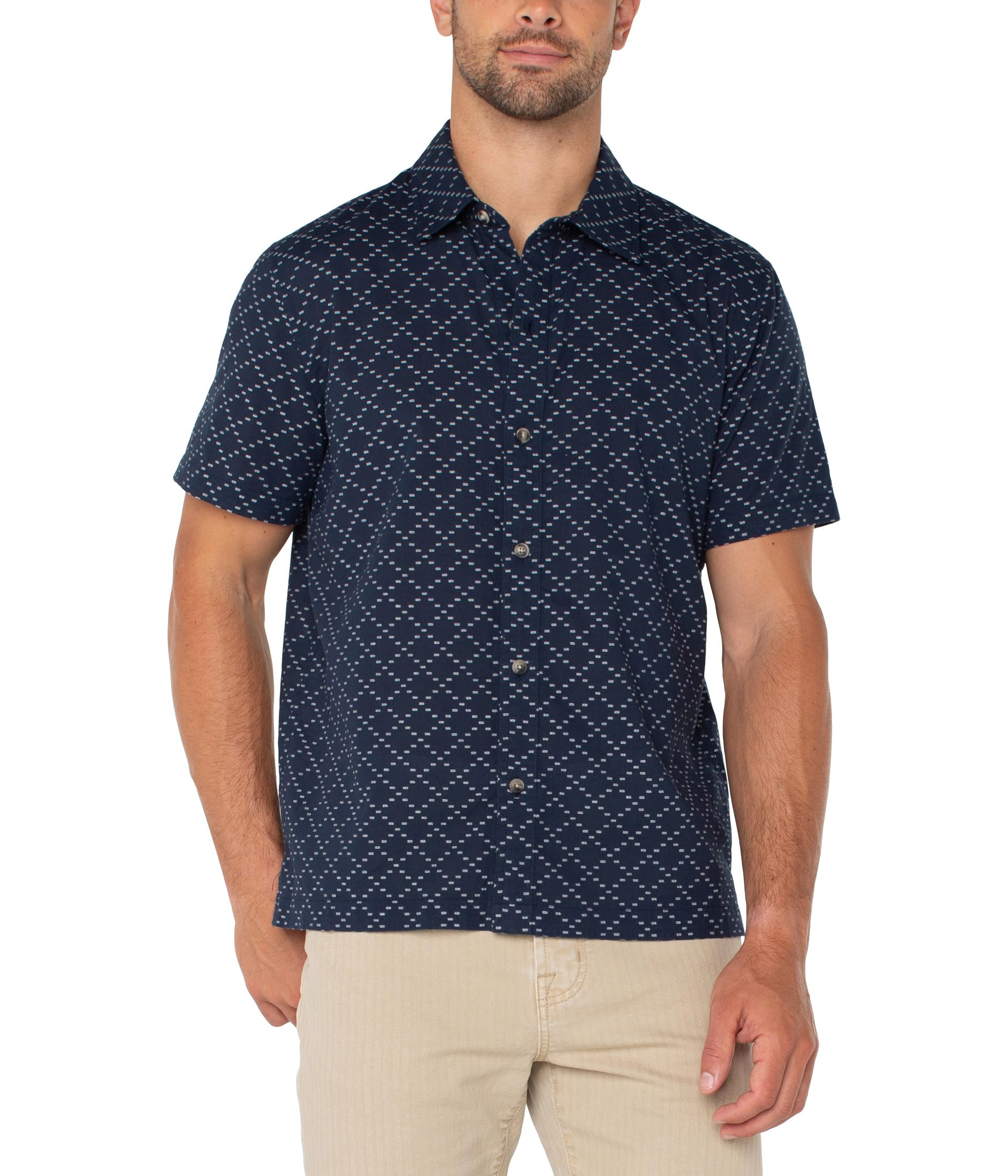 Рубашка Liverpool Los Angeles Short, цвет Navy/Ivory
Рубашка Liverpool Los Angeles Short, цвет Navy/Ivory