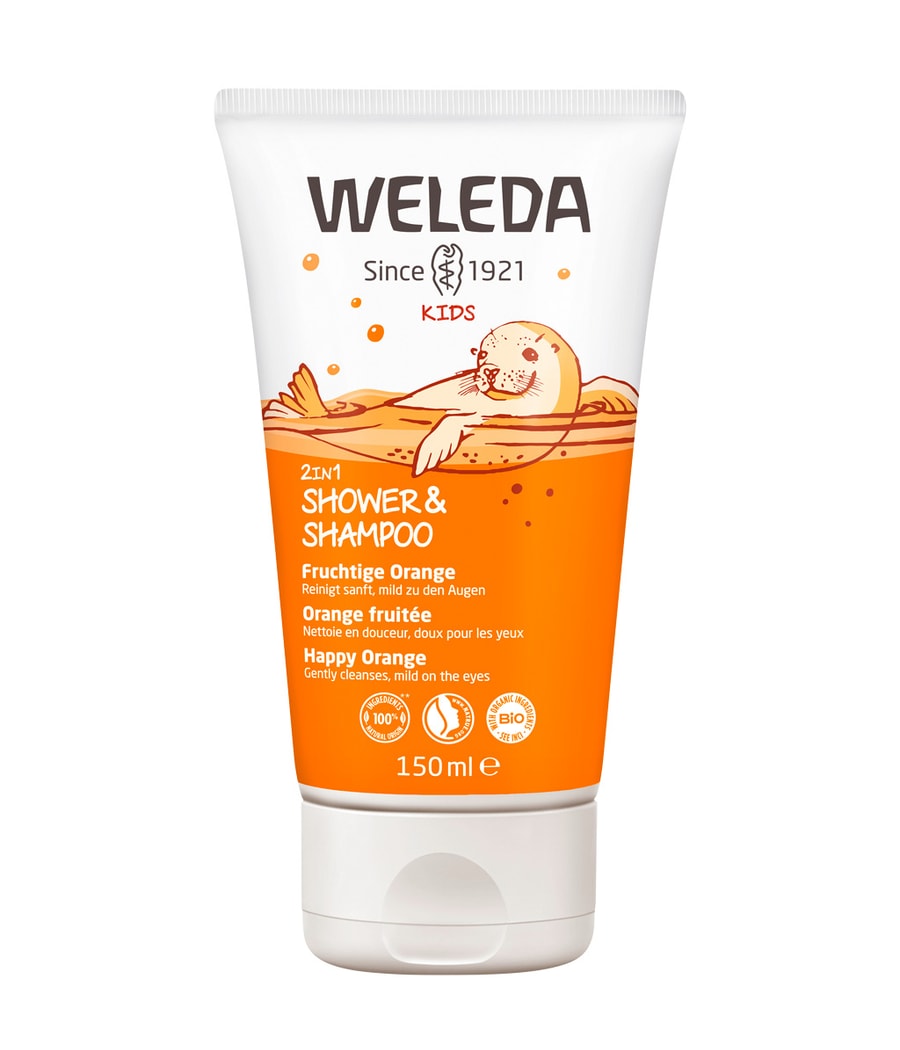 Гель для душа Weleda Kids 2in1 Shower & Shampoo Fruchtige Orange, 150 ml
Гель для душа Weleda Kids 2in1 Shower & Shampoo Fruchtige Orange, 150 ml