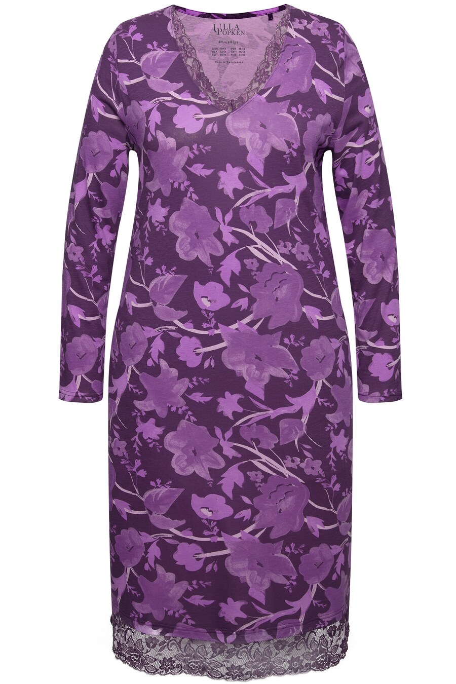 Ночная рубашка Ulla Popken, баклажановый
Ночная рубашка Ulla Popken, баклажановый