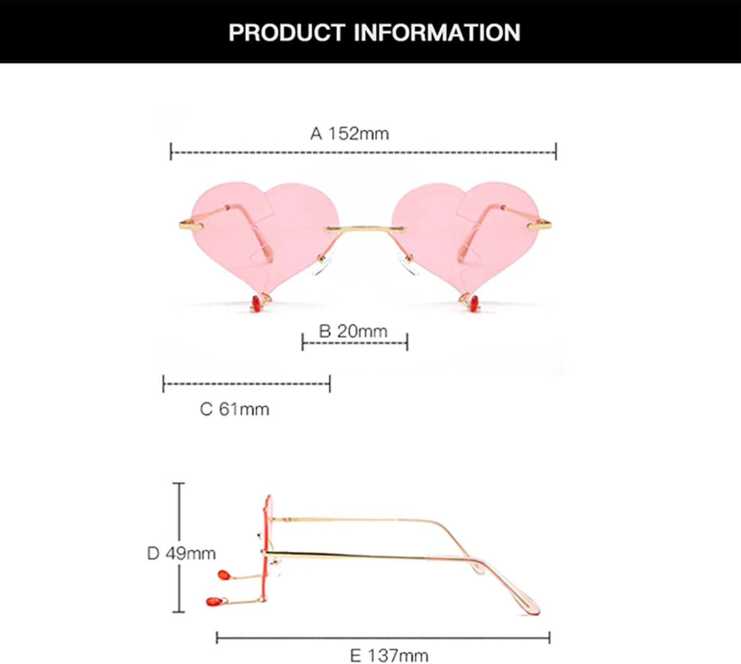COTIA/Модные безободковые солнцезащитные очки для женщин 2020 года, ретро-стиль, сердечко, кисточка, панк-стик, мужские безободковые солнцезащитные очки UV400, White
COTIA/Модные безободковые солнцезащитные очки для женщин 2020 года, ретро-стиль, сердечко, кисточка, панк-стик, мужские безободковые солнцезащитные очки UV400, White