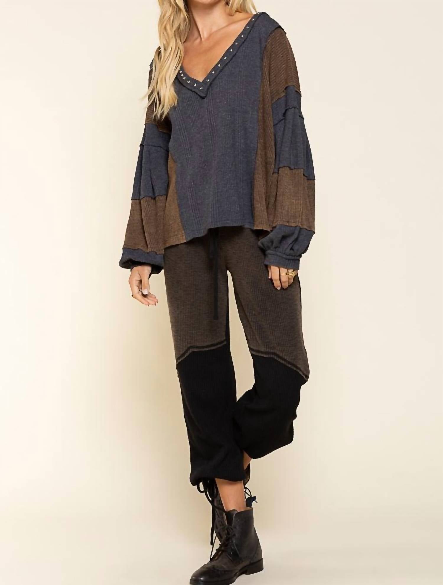 Топ с рукавами-фонариками Stud Detail в цвете угольный POL, Charcoal
Топ с рукавами-фонариками Stud Detail в цвете угольный POL, Charcoal