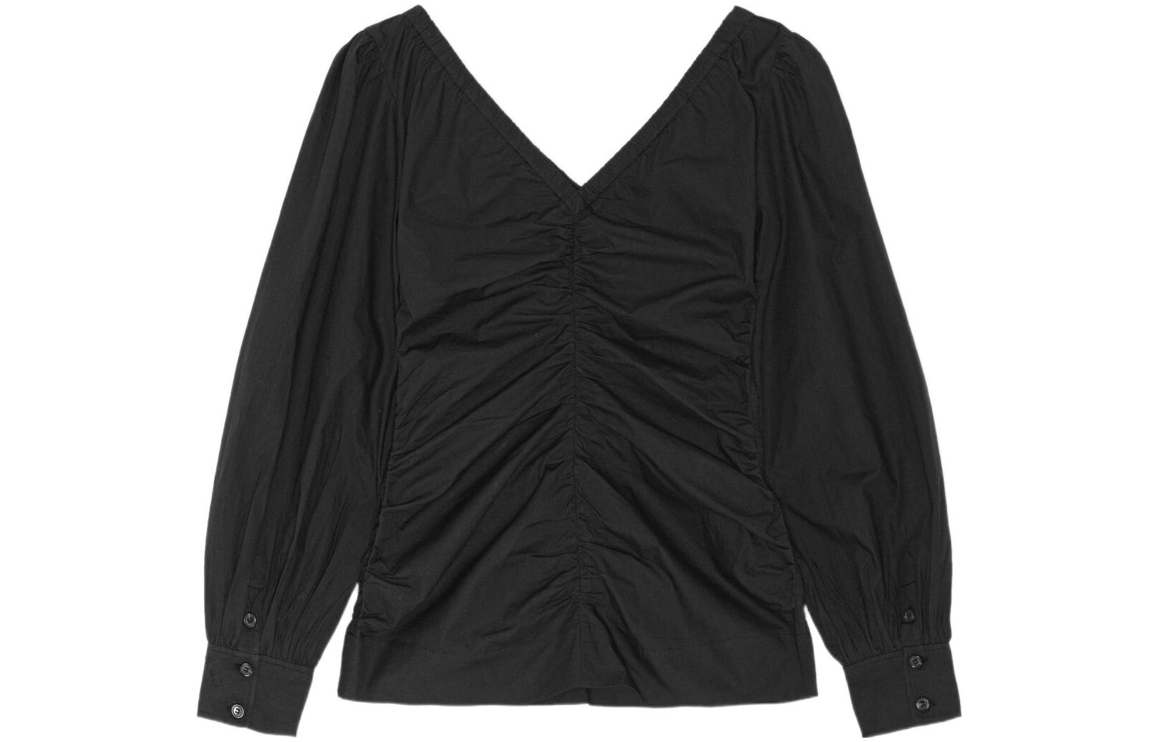 GANNI Женская черная рубашка
GANNI Женская черная рубашка