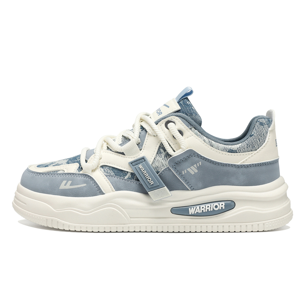 WARRIOR Антискользящие износостойкие низкие скейтерские кеды мужские бежево-голубые, цвет Beige Blue
WARRIOR Антискользящие износостойкие низкие скейтерские кеды мужские бежево-голубые, цвет Beige Blue