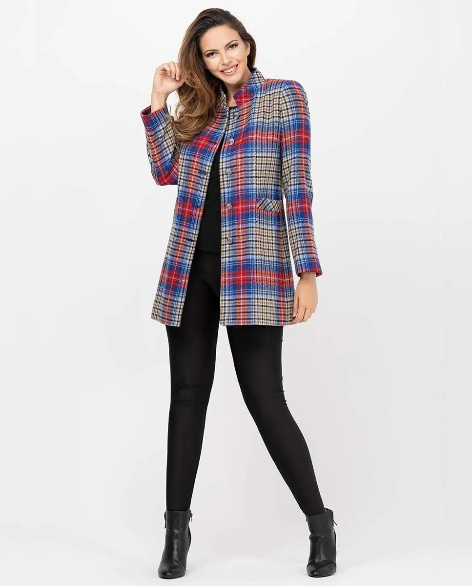 Женское пальто с воротником-стойкой и застежкой на пуговицы Fsh, мультиколор
Женское пальто с воротником-стойкой и застежкой на пуговицы Fsh, мультиколор