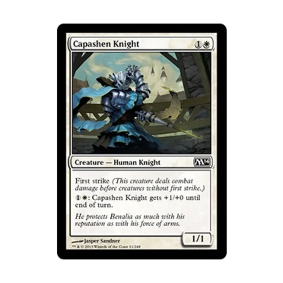 CCG Капашен Найт (C) (Фольга), MTG - Magic 2014
CCG Капашен Найт (C) (Фольга), MTG - Magic 2014