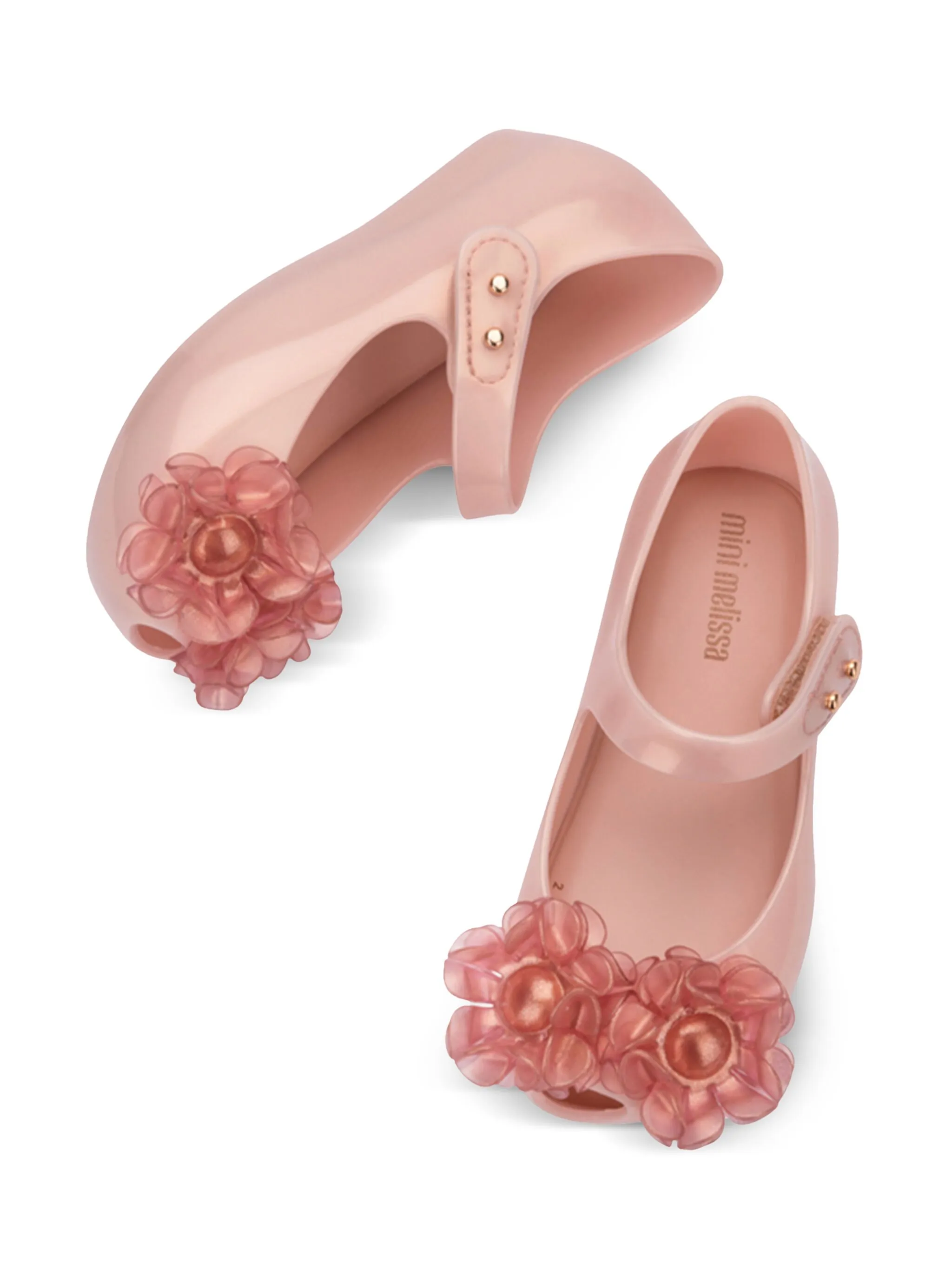 Балетки с цветочной аппликацией Mini Melissa, розовый
Балетки с цветочной аппликацией Mini Melissa, розовый
