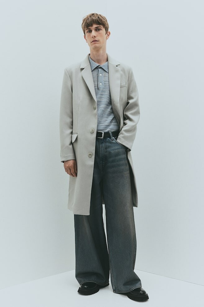 Пальто прямого кроя H&M, бежевый
Пальто прямого кроя H&M, бежевый