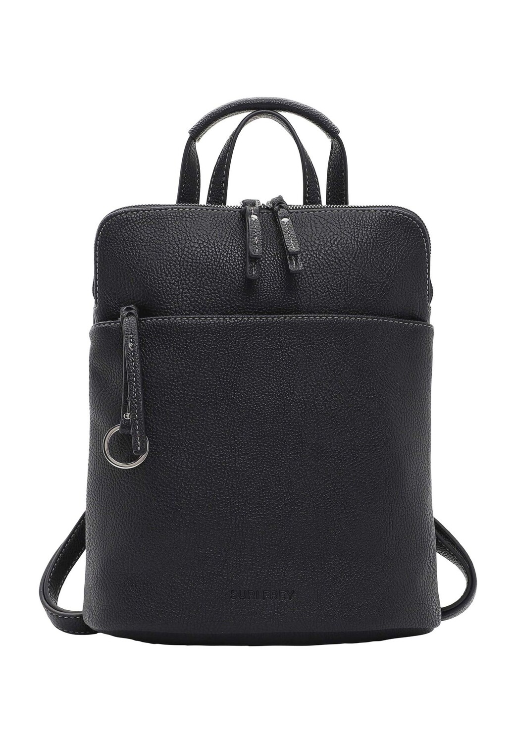 Рюкзак с подвеской, однотонный, женский SURI FREY, синий 
Рюкзак с подвеской, однотонный, женский SURI FREY, синий
