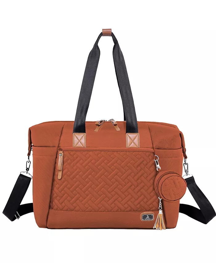 Большая сумка-тоут для подгузников с контейнером для пустышки и пеленальным ковриком, дорожная сумка-тоут для мам и пап Dikaslon, коричневый
Большая сумка-тоут для подгузников с контейнером для пустышки и пеленальным ковриком, дорожная сумка-тоут для мам и пап Dikaslon, коричневый