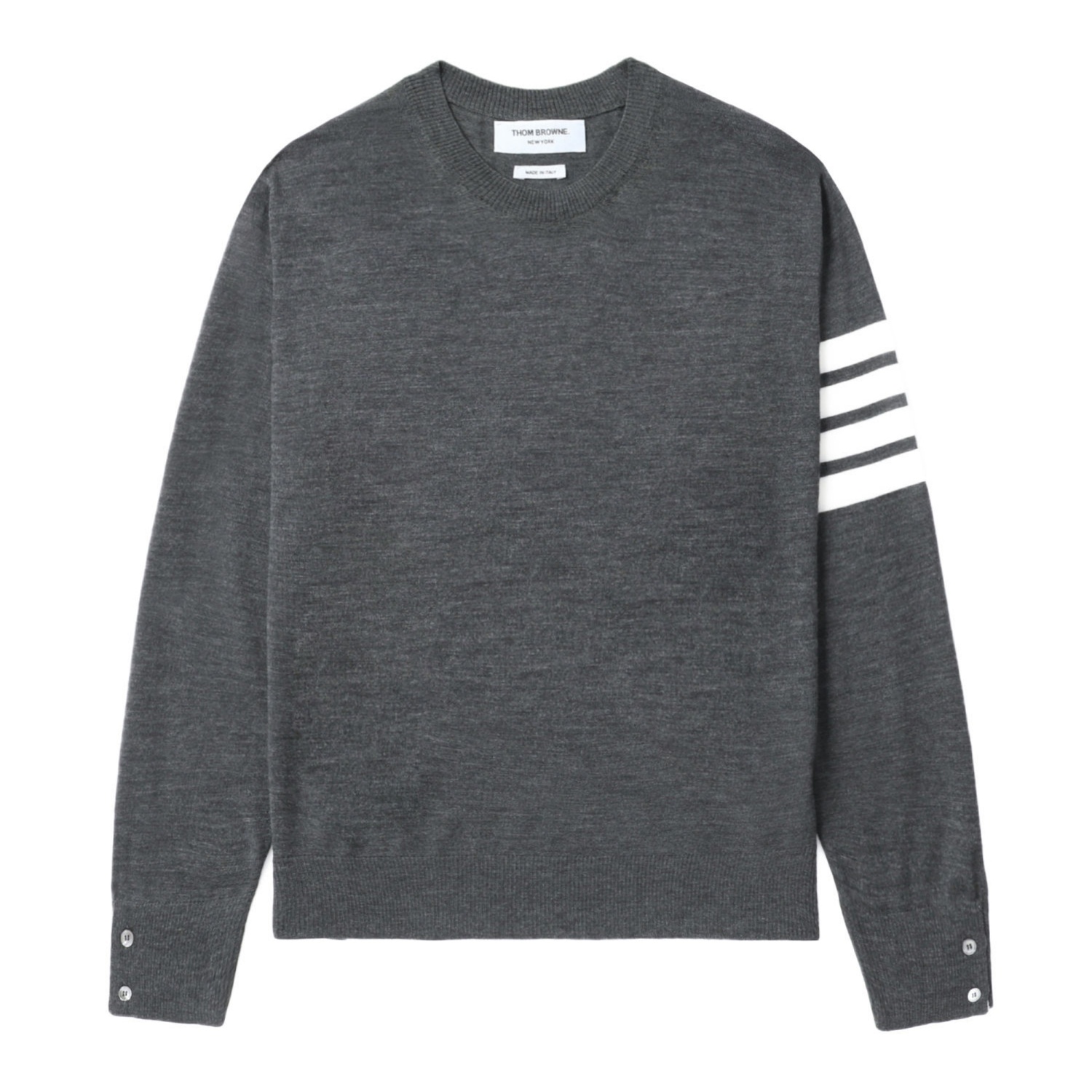 Джемпер с круглым вырезом THOM BROWNE, серый
Джемпер с круглым вырезом THOM BROWNE, серый
