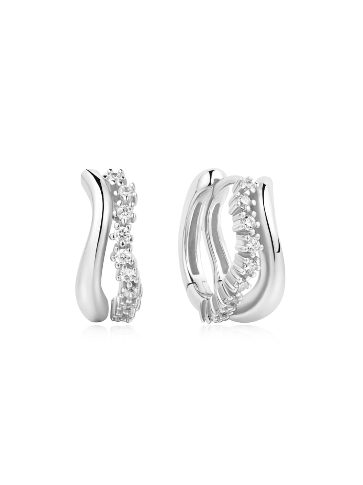 Ania Haie Серьги-кольца Silver Sparkle Double Huggies серебристого цвета
Ania Haie Серьги-кольца Silver Sparkle Double Huggies серебристого цвета