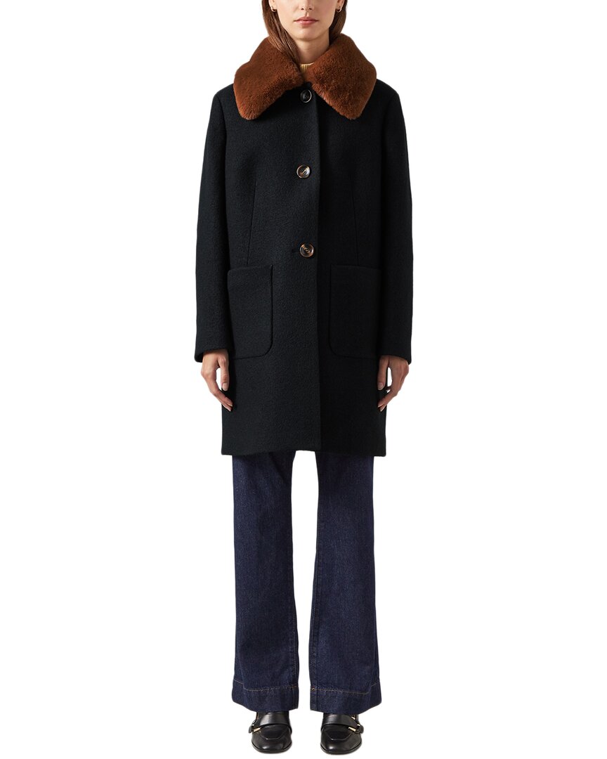 LK Bennett Aster Шерстяное пальто, черный
LK Bennett Aster Шерстяное пальто, черный