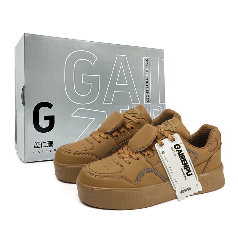 Gai Renpu Антискользящие и износостойкие низкие скейтерские ботинки для мужчин с эффектом увеличения роста - пшеничный бокс, цвет Wheat Box
Gai Renpu Антискользящие и износостойкие низкие скейтерские ботинки для мужчин с эффектом увеличения роста - пшеничный бокс, цвет Wheat Box