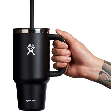 Универсальный дорожный стакан на 32 унции Hydro Flask, черный
Универсальный дорожный стакан на 32 унции Hydro Flask, черный