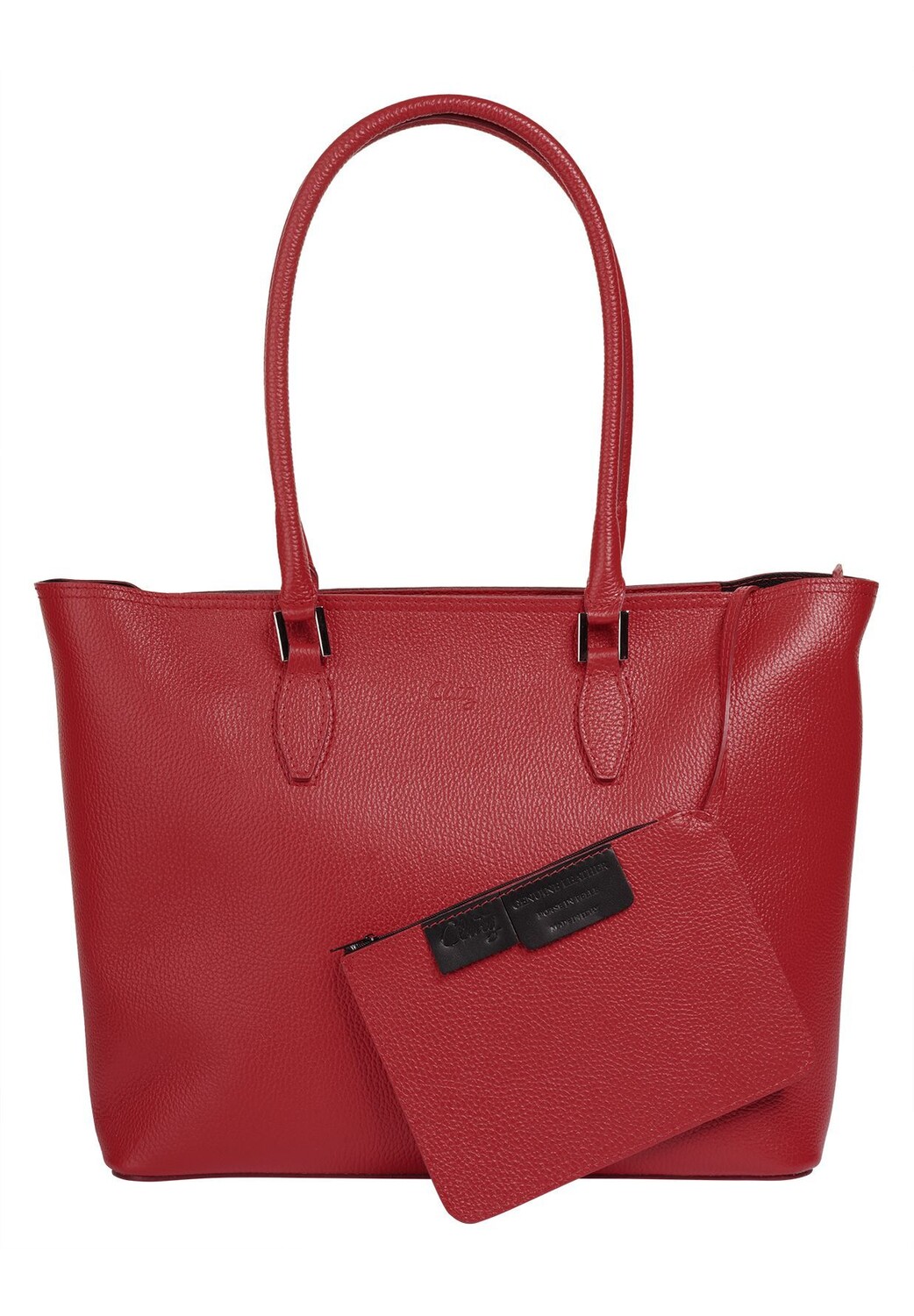 Шопер, натуральная кожа, сделано в Италии Cluty, красный
Шопер, натуральная кожа, сделано в Италии Cluty, красный