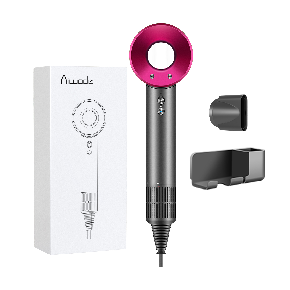 Фен Ai wo de Hair Dryer Ai Wo De, Bright Pink
Фен Ai wo de Hair Dryer Ai Wo De, Bright Pink