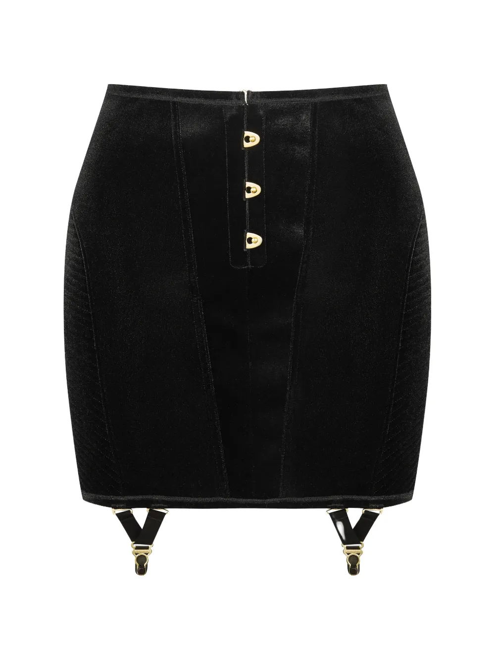 Мини-юбка с кружевной шнуровкой и подвязками Maison Close, черный
Мини-юбка с кружевной шнуровкой и подвязками Maison Close, черный