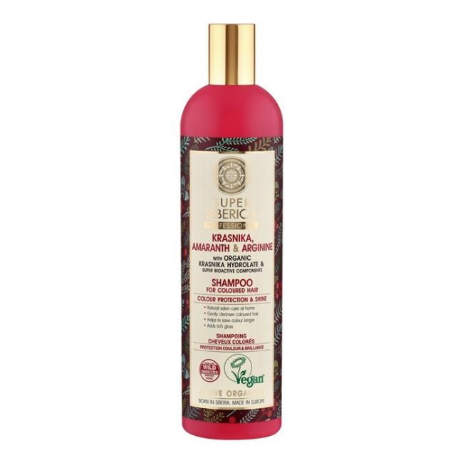 Super Siberica профессиональный шампунь для окрашенных волос Natura Siberica, 400 мл
Super Siberica профессиональный шампунь для окрашенных волос Natura Siberica, 400 мл