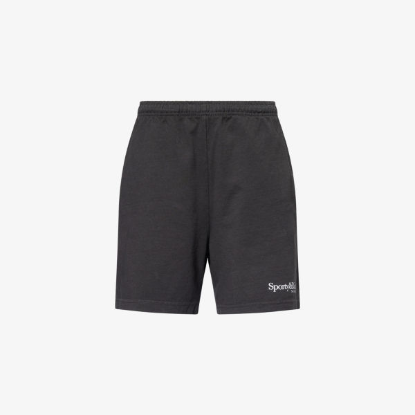 Спортивные шорты Sporty & Rich из хлопкового джерси для зала, черный
Спортивные шорты Sporty & Rich из хлопкового джерси для зала, черный