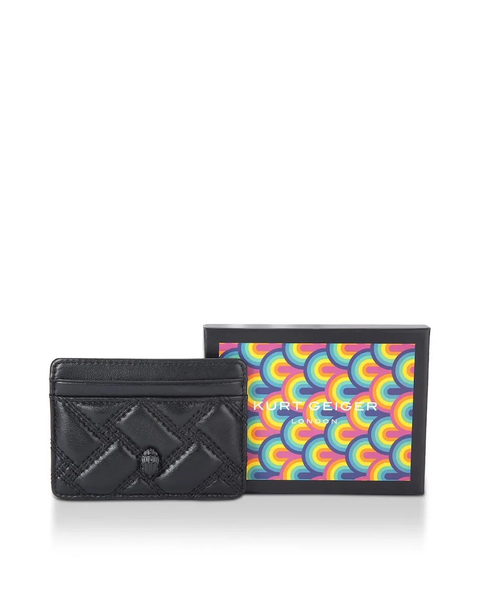 Женский кожаный визитник в черном цвете Kurt Geiger, черный
Женский кожаный визитник в черном цвете Kurt Geiger, черный