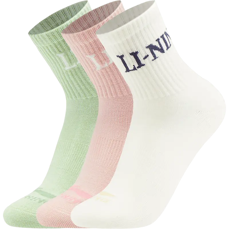 LINING Спортивные носки Sports Life Collection, унисекс, набор из 3 пар, Light Pink/Misty Green/Ivory
LINING Спортивные носки Sports Life Collection, унисекс, набор из 3 пар, Light Pink/Misty Green/Ivory