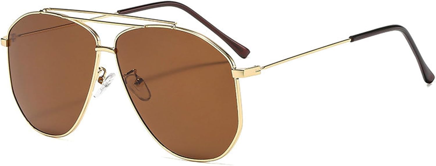 Модные солнцезащитные очки-пилот большого размера для женщин, винтажные солнцезащитные очки в металлической оправе для мужчин, роскошные дизайнерские очки с защитой от УФ-излучения UV400 helena, C2
Модные солнцезащитные очки-пилот большого размера для женщин, винтажные солнцезащитные очки в металлической оправе для мужчин, роскошные дизайнерские очки с защитой от УФ-излучения UV400 helena, C2