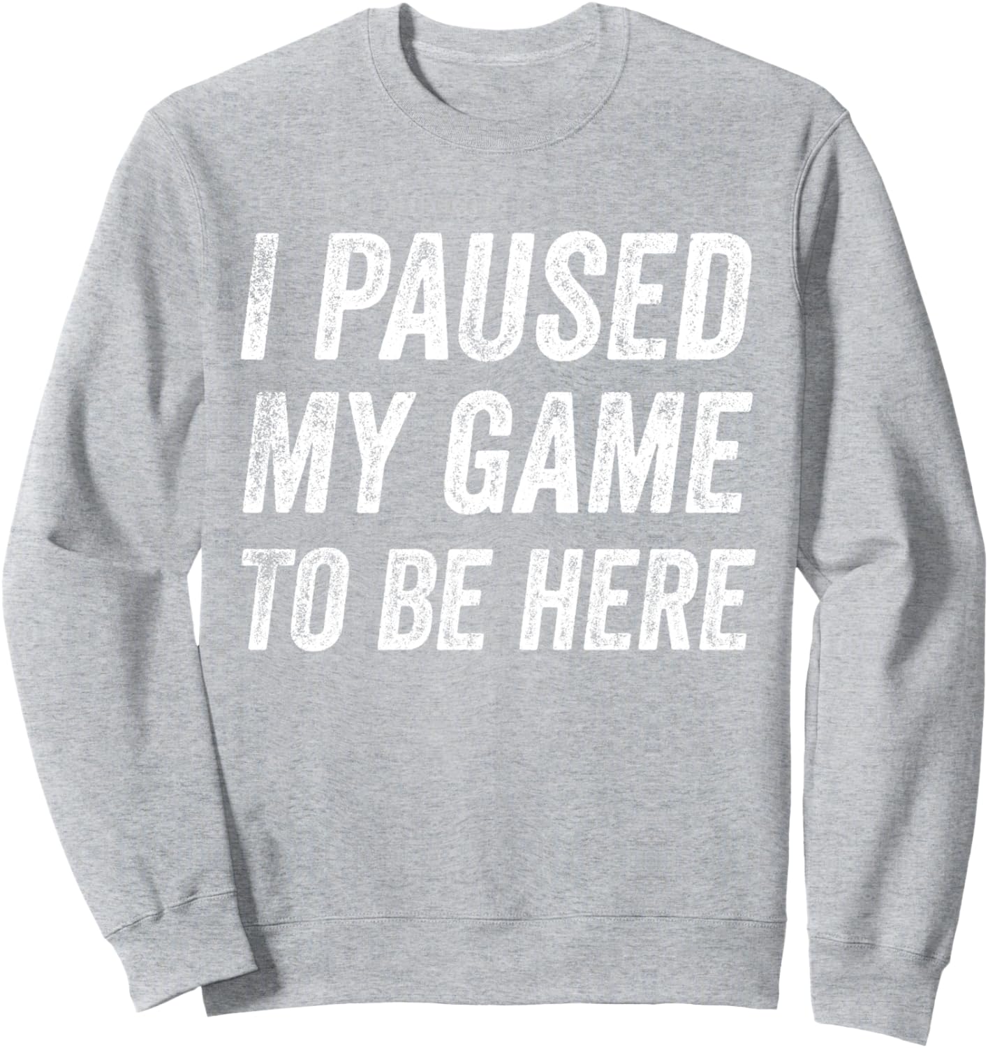 Футболка с коротким рукавом «Я поставил игру на паузу, чтобы быть здесь», серая, размер S Short Sleeve
Футболка с коротким рукавом «Я поставил игру на паузу, чтобы быть здесь», серая, размер S Short Sleeve