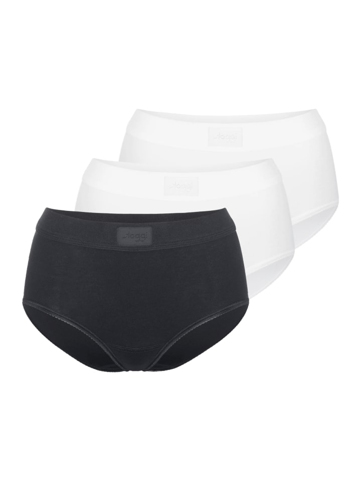 Трусы Sloggi, белый/черный
Трусы Sloggi, белый/черный
