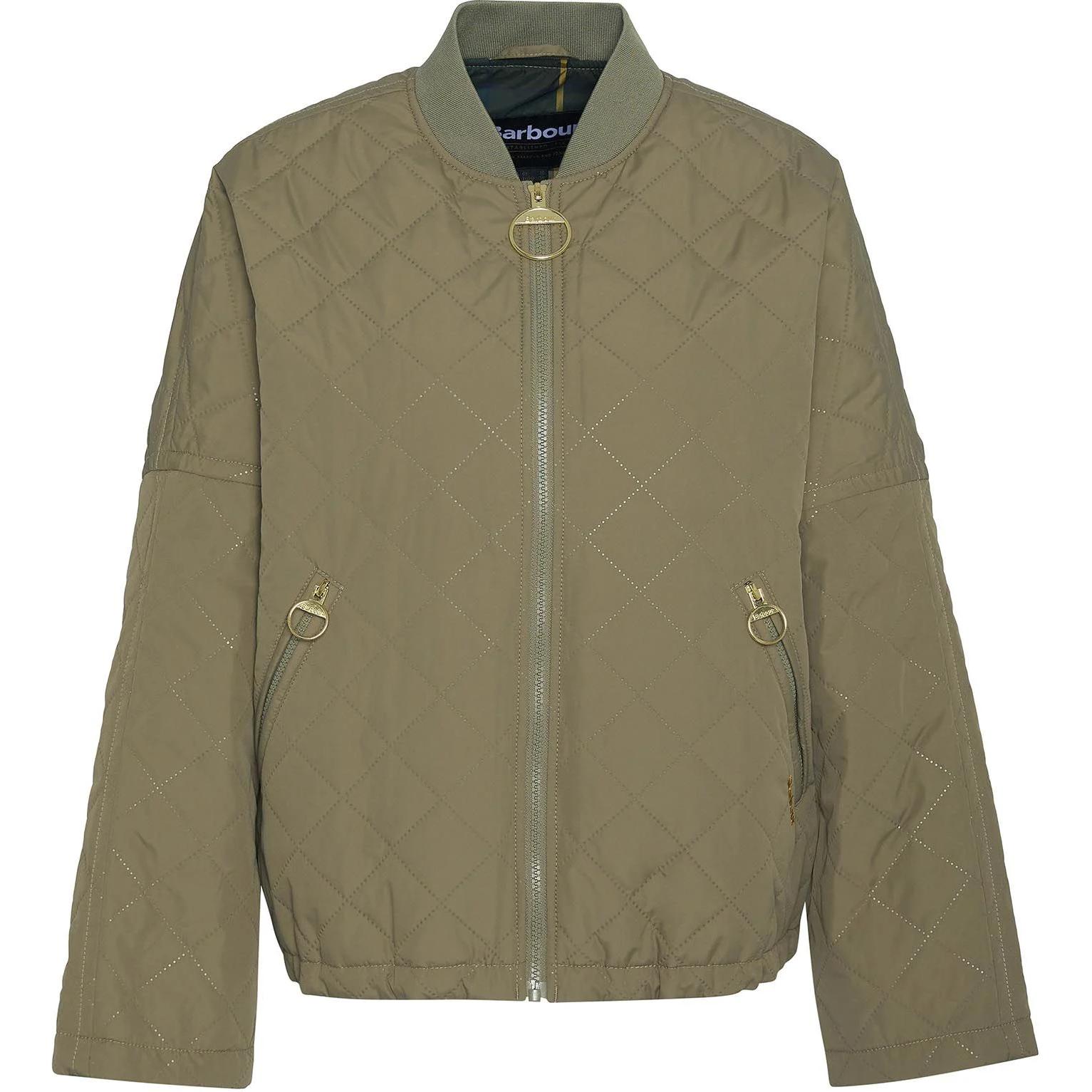 Стеганая куртка-бомбер Emlyn Barbour, зеленый
Стеганая куртка-бомбер Emlyn Barbour, зеленый