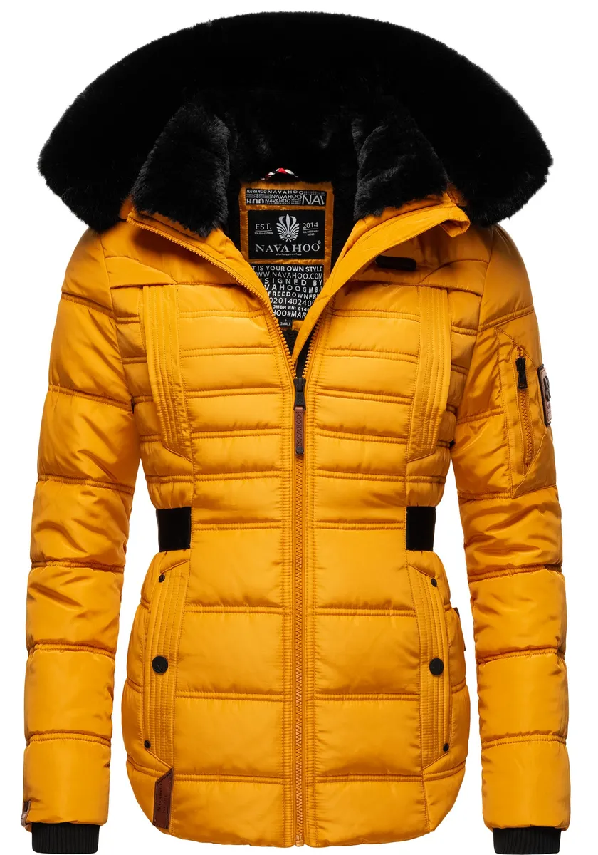 Зимняя куртка Наваху "Меликаа" с капюшоном, элегантное полупальто со съемным воротником из искусственного меха Navahoo, желтый
Зимняя куртка Наваху "Меликаа" с капюшоном, элегантное полупальто со съемным воротником из искусственного меха Navahoo, желтый