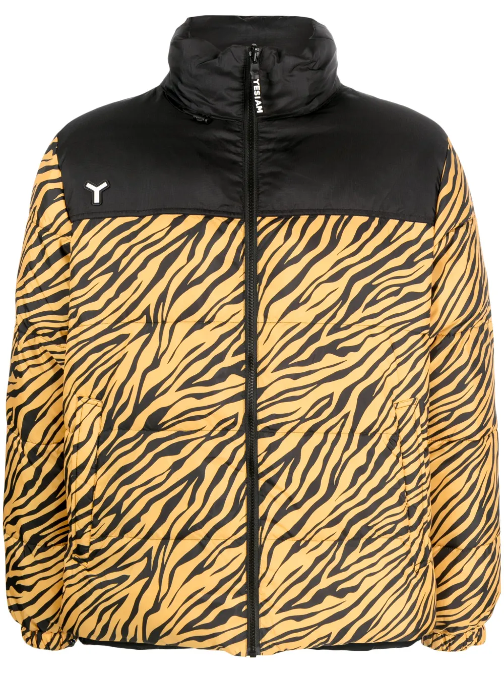 Двусторонний пуховик с принтом yes i am, черный
Двусторонний пуховик с принтом yes i am, черный