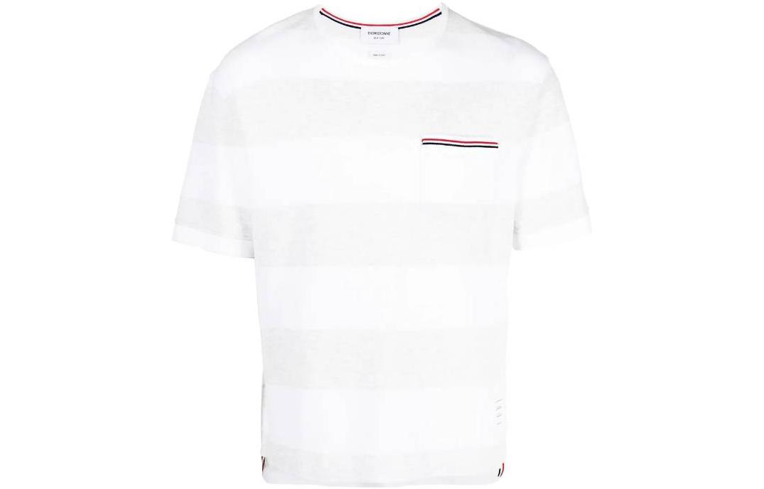 Rugby Stripe Crewneck T Shirt THOM BROWNE, белый
Rugby Stripe Crewneck T Shirt THOM BROWNE, белый