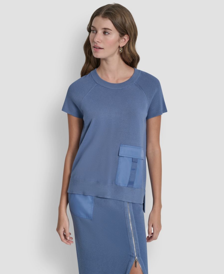 Женский свитер-карго DKNY, Liberty Sky
Женский свитер-карго DKNY, Liberty Sky