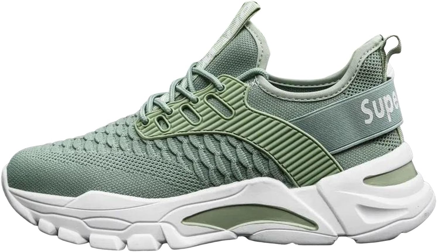 Легкие дышащие прогулочные кроссовки IWIHMIV для мужчин, нескользящие спортивные повседневные кроссовки однотонного цвета, зеленый
Легкие дышащие прогулочные кроссовки IWIHMIV для мужчин, нескользящие спортивные повседневные кроссовки однотонного цвета, зеленый