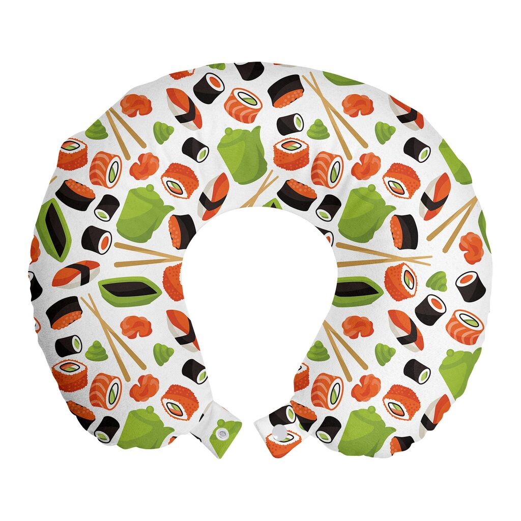 ABAKUHAUS Дорожная подушка Wasabi, подушка для шеи, кухонный рисунок, дорожная вещь из пенопласта для самолета и автомобиля, 30x30 см, Лосось-лаймово-зеленый белый
ABAKUHAUS Дорожная подушка Wasabi, подушка для шеи, кухонный рисунок, дорожная вещь из пенопласта для самолета и автомобиля, 30x30 см, Лосось-лаймово-зеленый белый