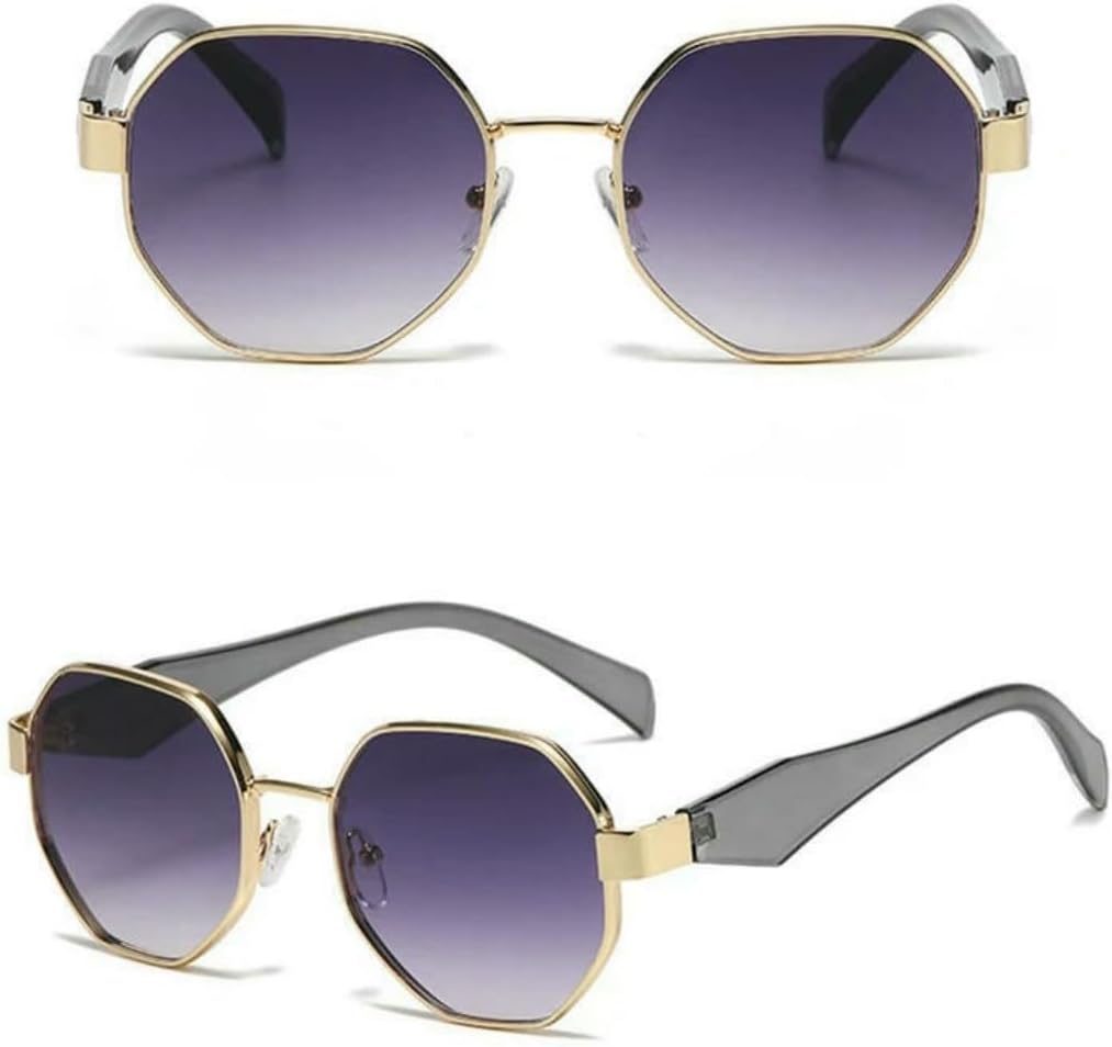 Модные солнцезащитные очки с многоугольной оправой для женщин, для активного отдыха на природе; стильные мужские солнцезащитные очки в металлической оправе для вождения DMMWCX, Grey
Модные солнцезащитные очки с многоугольной оправой для женщин, для активного отдыха на природе; стильные мужские солнцезащитные очки в металлической оправе для вождения DMMWCX, Grey