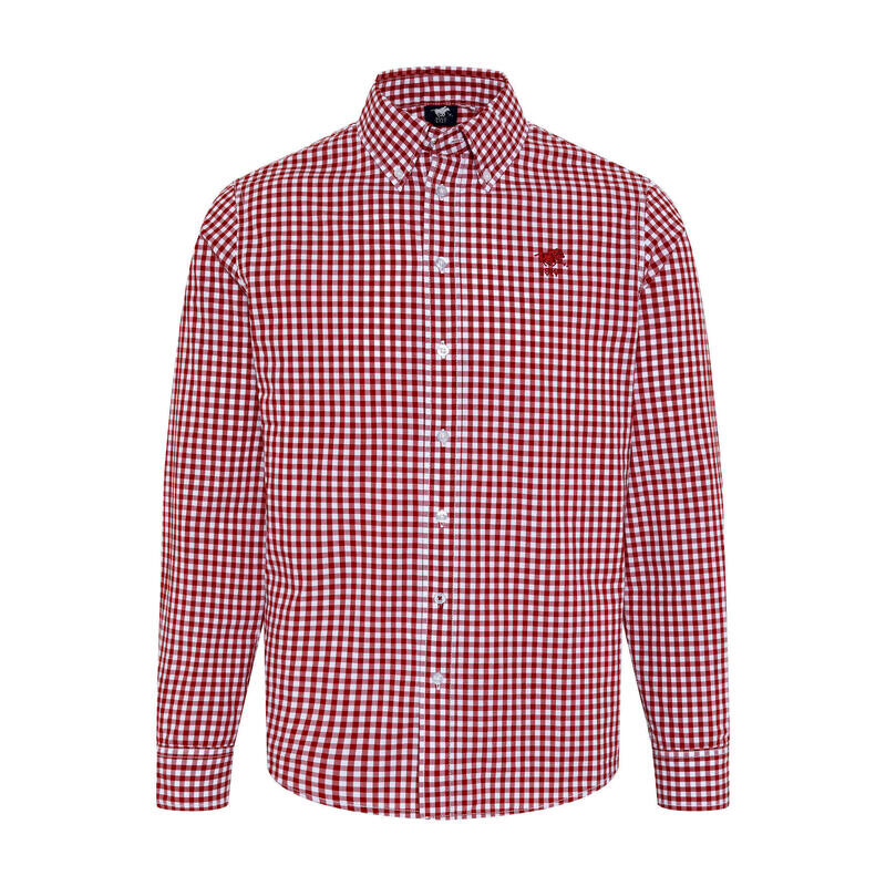 Рубашка с минималистичным рисунком в клетку POLO SYLT, цвет rot
Рубашка с минималистичным рисунком в клетку POLO SYLT, цвет rot